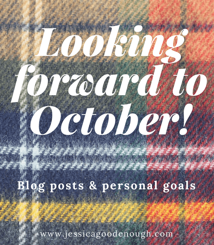 Looking forward to October: diving in & enjoying the ride!