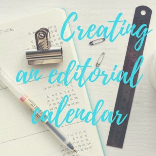 Editorial calendar, becoming a blogger