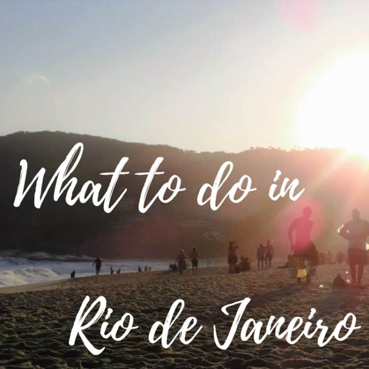 What to do in Rio