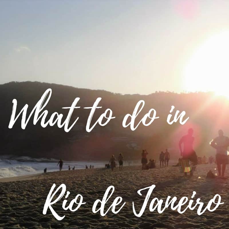 What to do in Rio