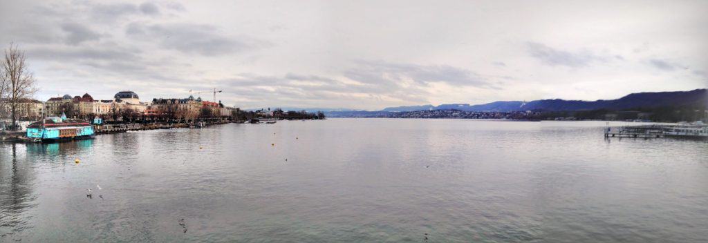 A view of Zurich!