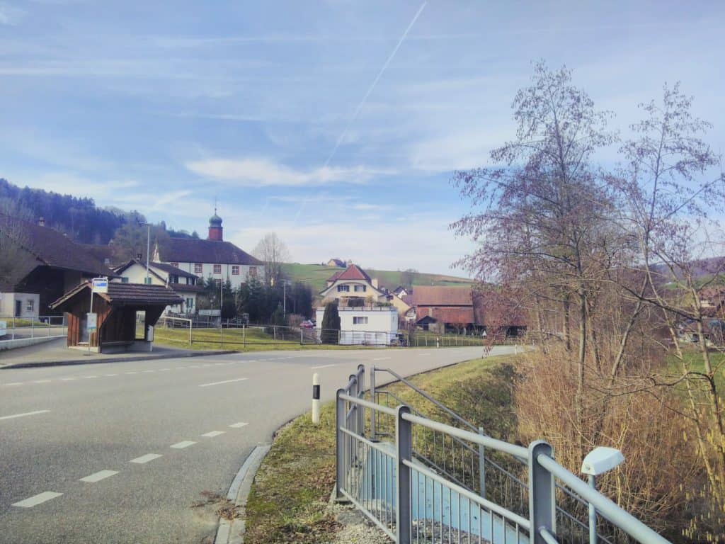 The village of Wislikofen - where I did my winter school!