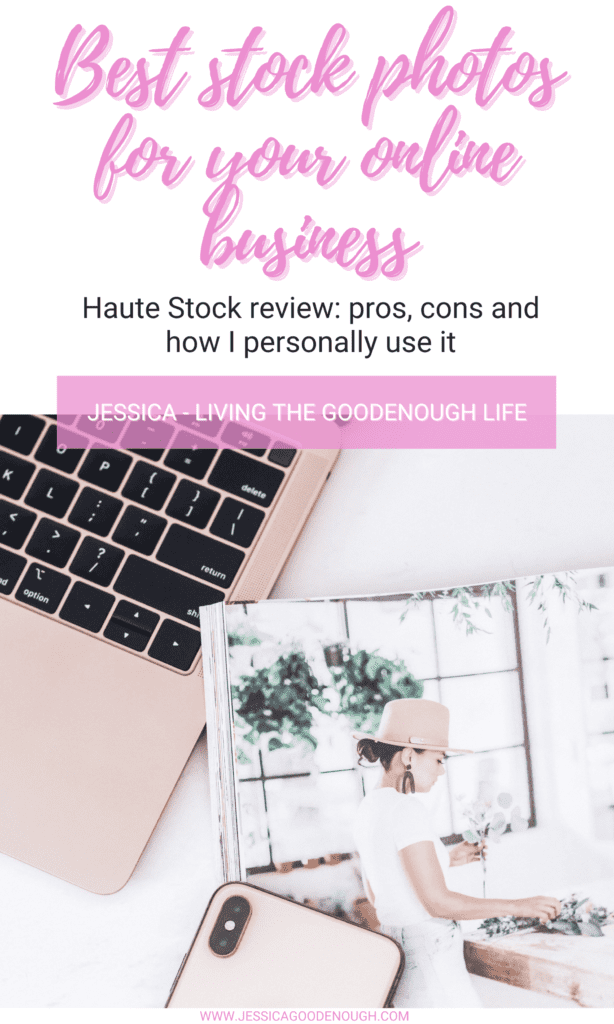 Today I'm sharing about a tool that I love using in my business: Haute Stock! I'll be covering why I recommend using stock photos and Canva templates in your business, as well as the pros and cons of Haute Stock + how I personally use it.