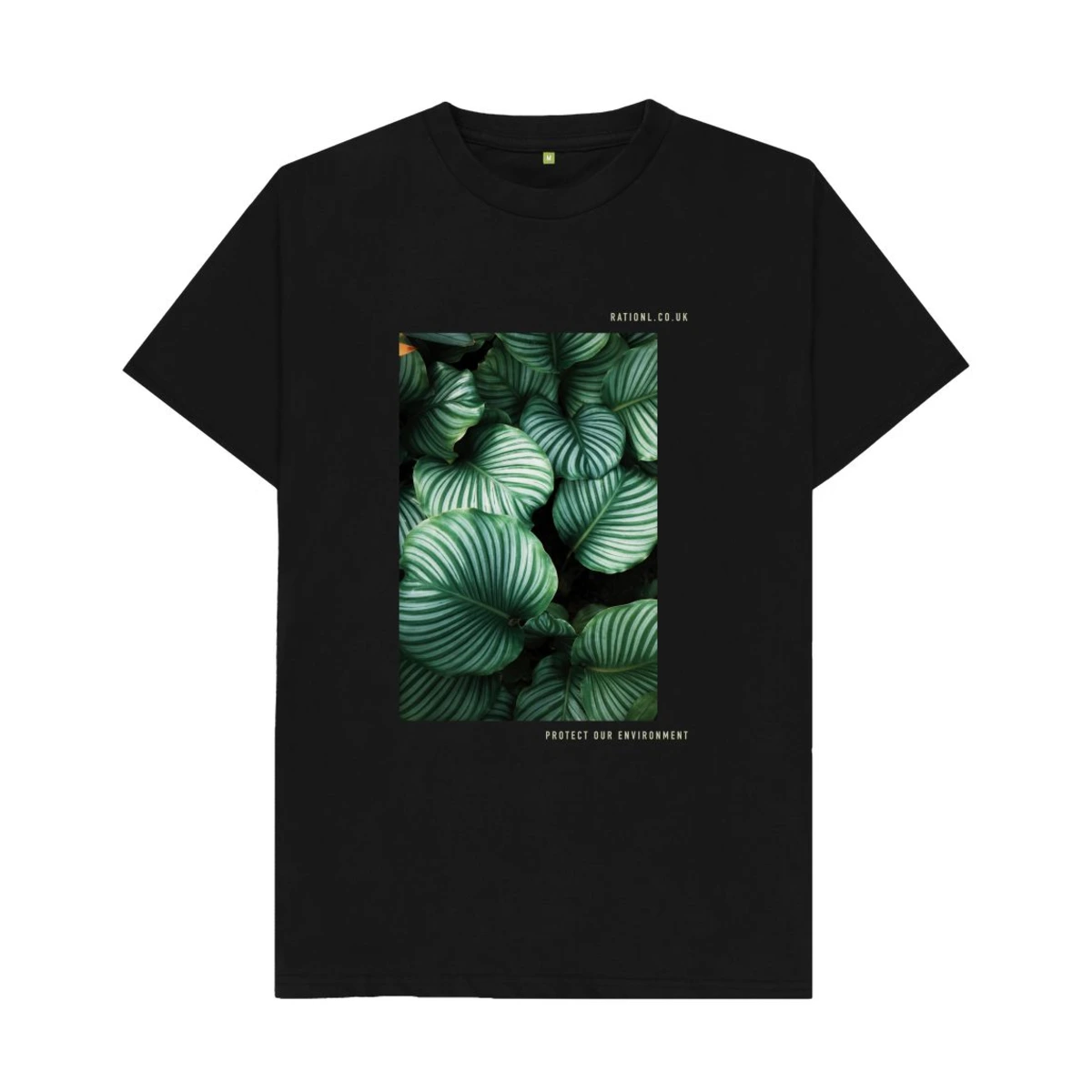 Black organic T-shirt