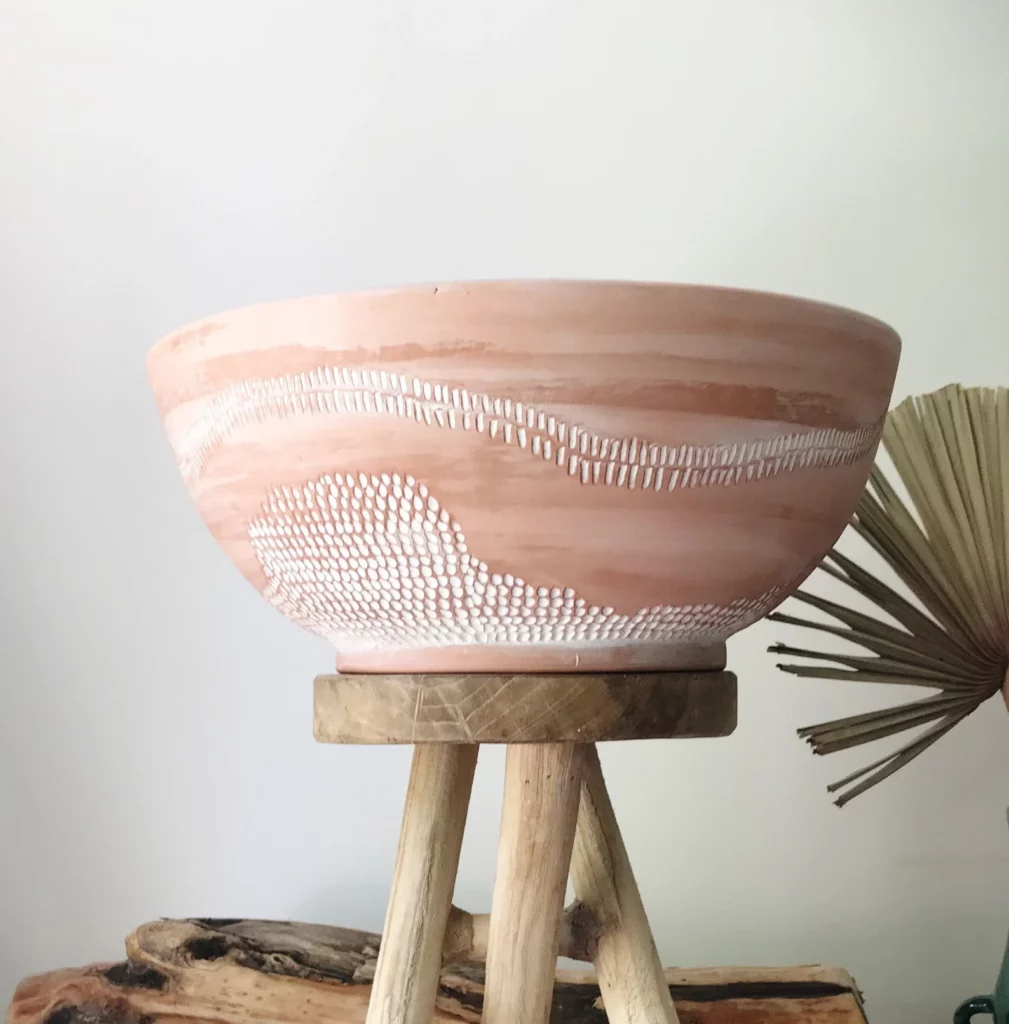 Raw large terracotta sculptural bowl - 22 natural homeware pieces that are both trendy and timeless