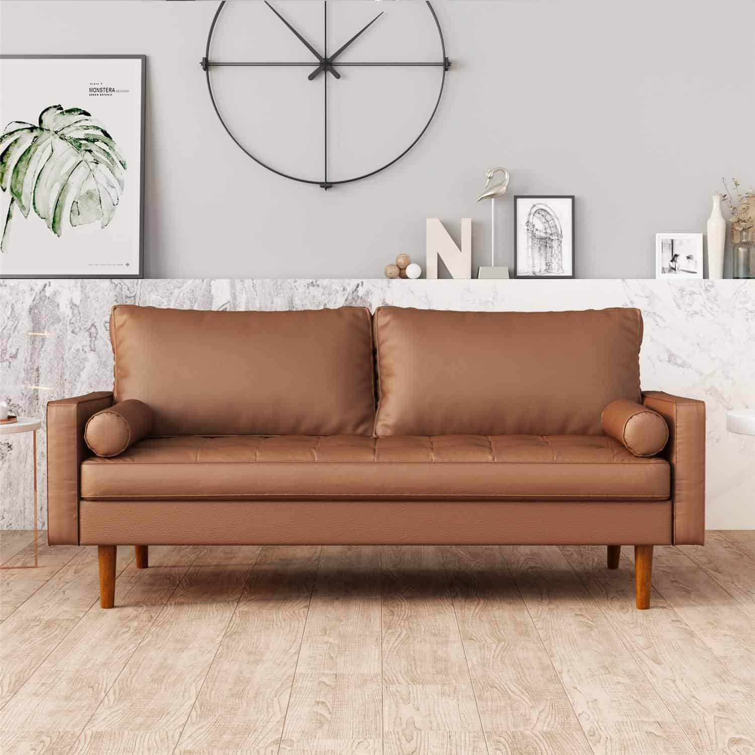 11 Vegan Leather Sofas, Ranked By How Ecofriendly They Are Jessica