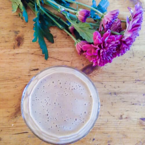 Coffee oats smoothie