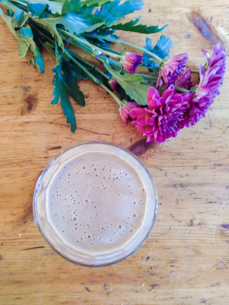 Coffee oats smoothie